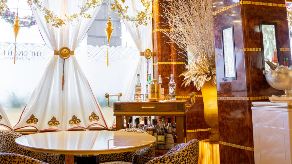 Mirror Bar at Christmas at The Ritz London