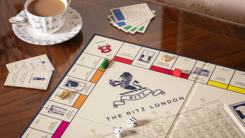 The Limited Edition The Ritz London Monopoly board game