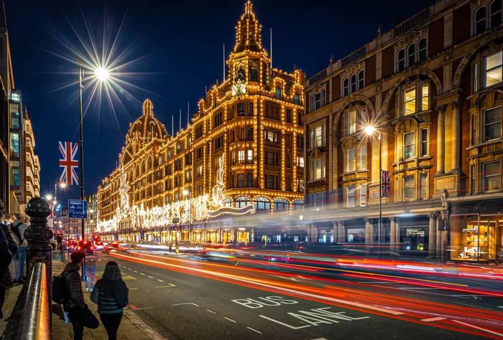 Harrods at Christmas